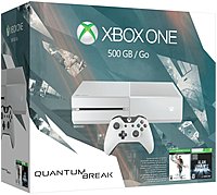 Microsoft Xbox One 5C7 00239 Special Edition Quantum Break Bundle Jaguar Octa Core Processor 500 GB Hard Drive Blu ray Player Wi Fi HDMI