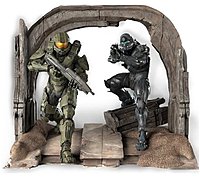 Microsoft CV4 00004 Halo 5 Limited Collector s Edition First Person Shooter For Xbox One Commemorative Statue of the Master Chief and Spartan Locke by TriForce Digital Download No Disc