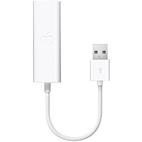 Apple USB Ethernet Adapter USB 2.0 1 Port s 1 Twisted Pair MC704LL A