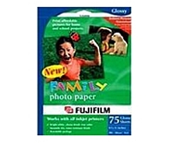 Fujifilm Family 44040180 Photo Paper 4 quot; x 6 quot; 20 Sheet Bright White