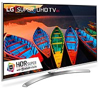 LG 65UH8500 65 inch 3D 4K Ultra HD LED Smart TV 3840 x 2160 TruMotion 240Hz webOS 3.0 Wi Fi HDMI
