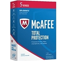 McAfee Security MTP17EDL5RAA 2017 Total Protection Software Box Pack