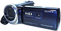 Sony HDR PJ340 LI 9.2 Megapixel HD Handycam Camcorder 30x Optical 350x Digital 2.7 inch LCD Display Blue