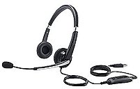Dell 3WTMD USB Stereo Headset with Boom Microphone Black