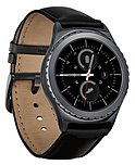 Samsung Gear S2 SM R7320ZKAXAR Classic Bluetooth Smartwatch with Heart Rate Monitor Black