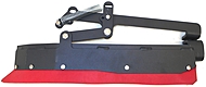 Nilfisk 56314649 26 inch Skirt Assembly Linatex Rubber Metal Black Red