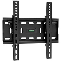 Ergotech Wall Mount for TV 55 quot; Screen Support 165 lb Load Capacity Black LD3255 T