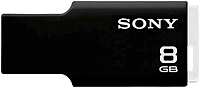 Sony USM8GM TGCLB 8 GB Micro Vault USB 2.0 Flash Drive Black
