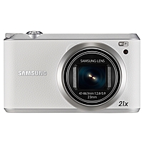Samsung WB350F 16.3 Megapixel Compact Camera White 3 quot; Touchscreen LCD 16 9 21x Optical Zoom 9.4x Optical IS 4608 x 3456 Image 1920 x 1080 Video HD Movie Mode Wireless LAN EC WB350FBPWUS