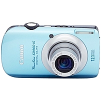 Canon PowerShot SD960 IS 12.1 Megapixel Compact Camera Blue 2.8 quot; LCD 16 9 4x Optical Zoom 4x 4000 x 3000 Image 1280 x 720 Video HDMI PictBridge HD Movie Mode 3578B001