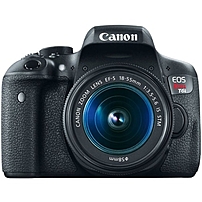 Canon EOS Rebel T6i 24.2 Megapixel Digital SLR Camera with Lens 18 mm 135 mm 3 quot; Touchscreen LCD 16 9 7.5x Optical Zoom E TTL II 6000 x 4000 Image 1920 x 1080 Video HDMI HD Movie Mode Wireless LAN