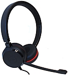 Jabra Evolve 30 MS Stereo Stereo Wired Over the head Binaural Supra aural Noise Cancelling Microphone 5399 823 109