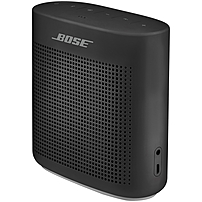 Bose SoundLink Speaker System Battery Rechargeable Wireless Speaker s Soft Black Bluetooth USB Passive Radiator Built in Microphone 752195 0100