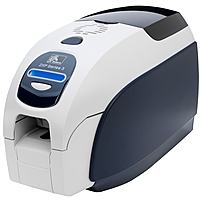 Zebra ZXP Series 3 Single Sided Dye Sublimation Thermal Transfer Printer Color Desktop Card Print Auto Feed 100 Card Feeder 45 Card Output Hopper 4.8 Second Mono 20 Second Color 300 dpi 32 MB USB LCD 