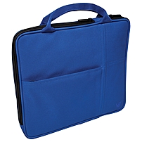 V7 Slim TA20BLU Carrying Case Attach eacute; for iPad Blue Polyester Handle 10.1 quot; Height x 11.2 quot; Width x 0.9 quot; Depth TA20BLU 1N