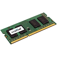 Crucial 8GB 204 pin SODIMM DDR3 PC3 12800 Memory Module 8 GB 1 x 8 GB DDR3 SDRAM 1600 MHz DDR3 1600 PC3 12800 1.35 V Non ECC Unbuffered 204 pin SoDIMM CT102464BF160B
