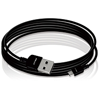 PNY 6ft Charge Sync Cable for Android Black C UA UU K01 06