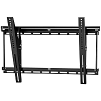 Ergotron Neo Flex 60 612 Wall Mount for Flat Panel Monitor 37 quot; to 63 quot; Screen Support 175 lb Load Capacity Black