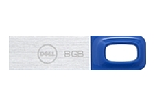 Dell SNP100U2B 8GA 8 GB USB Flash Drive Blue Silver