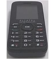Alcatel AL1018BAPB 1018B One Touch Cell Phone Black Locked to Prepaid