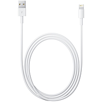 Apple Lightning to USB Cable 2m Lightning USB for iPad iPhone iPod 6.56 ft 1 x Lightning Proprietary Connector 1 x Type A Male USB MD819AM A