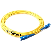 Axiom LC SC Singlemode Simplex OS2 9 125 Fiber Optic Cable 5m Fiber Optic for Network Device 16.40 ft 1 x LC Male Network 1 x SC Male Network LCSCSS9Y 5M AX