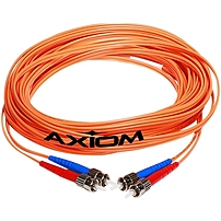 Axiom LC LC Multimode Duplex OM1 62.5 125 Fiber Optic Cable 3m Fiber Optic for Network Device 9.84 ft 2 x LC Male Network 2 x LC Male Network LCLCMD6O 3M AX