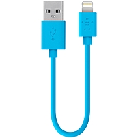 Belkin Lightning to USB ChargeSync Cable Lightning USB for iPad iPod iPhone Notebook 4 ft 1 x Type A Male USB 1 x Lightning Male Proprietary Connector MFI Blue F8J023BT04 BLU