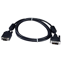 QVS CF15D 15 Video Cable DVI 15 ft 1 x HD 15 Male VGA 1 x DVI Male Video