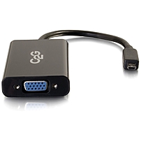 C2G HDMI Micro Male to VGA and Stereo Audio Female Adapter Converter Dongle HDMI Mini phone VGA for Audio Video Device Notebook Monitor Speaker 8 quot; 1 x HDMI Micro Type D Male Digital Audio Video 1