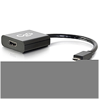 C2G USB C to HDMI Audio Video Adapter Black HDMI USB for Audio Video Device HDTV Projector 6 quot; 1 x Type C Male USB 1 x HDMI Female Digital Audio Video Black 757120294740
