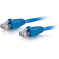 C2G 7ft Cat6 Snagless Unshielded UTP Network Patch Cable USA Made Blue Category 6 for Network Device RJ 45 Male RJ 45 Male USA Made 7ft Blue 757120228035