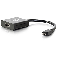 C2G USB C to HDMI Audio Video Adapter Black HDMI USB for Audio Video Device HDTV Projector 6 quot; 1 x Type C Male USB 1 x HDMI Female Digital Audio Video Black 29474