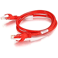 3ft Cat6 Snagless Crossover Unshielded UTP Network Patch Cable Red Category 6 for Network Device RJ 45 Male RJ 45 Male Crossover 3ft Red 27861