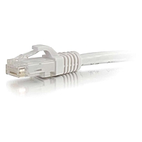 6ft Cat5e Snagless Unshielded UTP Network Patch Cable White Category 5e for Network Device RJ 45 Male RJ 45 Male 6ft White 00484