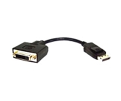 APC Cables Digital Video Cable 8 quot; DVI D Digital Video DisplayPort Black APC 3381