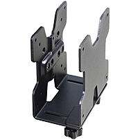 Ergotron CPU Mount for Thin Client Flat Panel Display 6 lb Load Capacity Steel Black 80 107 200
