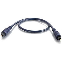 C2G 5m Velocity TOSLINK Optical Digital Cable Toslink Male Toslink Male 16.4ft Blue 757120403937