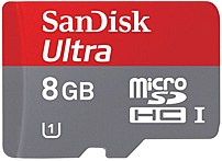 SanDisk SDSDQUI 008G A46 8 GB Ultra Class 10 UHS I Imaging microSDHC Memory Card SDSDQUI 008 A46