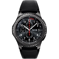 Samsung Gear S3 frontier Smart Watch Wrist Accelerometer Barometer Gyro Sensor Heart Rate Monitor Ambient Light Sensor Alarm Text Messaging Email Distance Traveled Heart Rate Sleep Quality Speed Steps