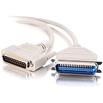 C2G 3ft DB25 Male to Centronics 36 Male Parallel Printer Cable DB 25 Male Parallel Centronics Male Parallel 3ft Beige 02797
