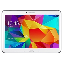 Samsung Galaxy Tab 4 SM T530 Tablet 10.1 quot; 1.50 GB Quad core 4 Core 1.20 GHz 16 GB Android 4.4 KitKat 1280 x 800 White 16 10 Aspect Ratio Wireless LAN Bluetooth GPS Front Camera Webcam 3 Megapixel
