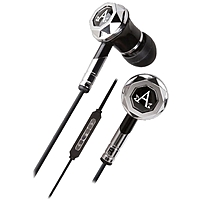 A Audio Elite HD Earphones Stereo Black Chrome Wired 16 Ohm 20 Hz 20 kHz Gold Plated Earbud Binaural In ear 3.94 ft Cable 856772004414