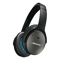Bose QuietComfort 25 Acoustic Noise Cancelling Headphones Stereo Black Wired Over the head Binaural Circumaural 4.66 ft Cable Yes 715053 0010