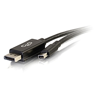 C2G 6ft Mini DisplayPort to DisplayPort Adapter Cable for Laptops and Tablets M M Black DisplayPort Mini DisplayPort for Audio Video Device 6 ft 1 x Mini DisplayPort Male Digital Audio Video 1 x Displ