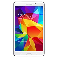 Samsung Galaxy Tab 4 SM T230 Tablet 7 quot; 1.50 GB Quad core 4 Core 1.20 GHz 8 GB Android 4.4 KitKat 1280 x 800 White 16 10 Aspect Ratio Wireless LAN Bluetooth GPS Front Camera Webcam 3 Megapixel Rea