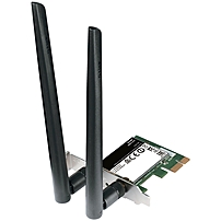 D Link DWA 582 IEEE 802.11ac Wi Fi Adapter for Desktop Computer PCI Express 1.17 Gbit s 2.40 GHz ISM 5 GHz UNII Internal