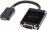 Dell Mini HDMI VGA A V Cable Mini HDMI VGA for Audio Video Device Mini HDMI Male Digital Audio Video HD 15 Female VGA 3334W