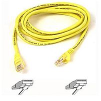 Belkin Cat5e Patch Cable RJ 45 Male Network RJ 45 Male Network 6ft Yellow A3L791 06 YLW