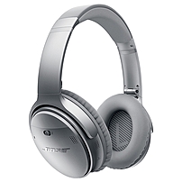 Bose QuietComfort 35 Wireless Headphones Stereo Silver Wireless Bluetooth Over the head Binaural Circumaural Yes 759944 0020